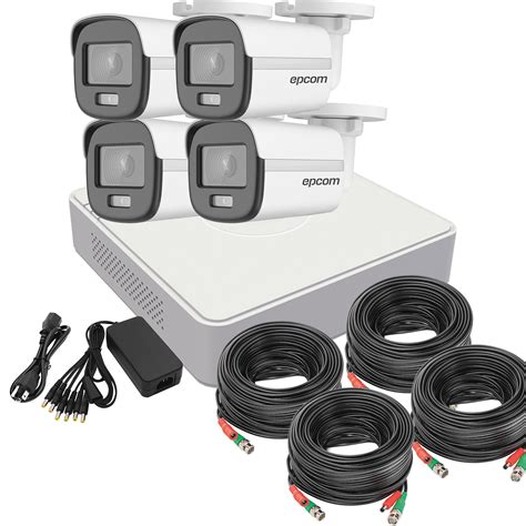 Kit Cámaras De Video Vigilancia A Color 24hrs Colorvu Lite 1080p Full