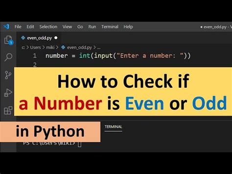 Defining A Number As Even Or Odd In Python Store