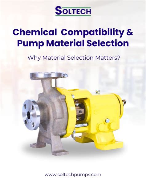 choosing   pump material  chemical applications soltech