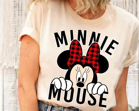 Minnie Rock The Dots Peeking Minnie Disney Vintage Graphic Disneyland