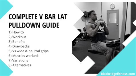 V Bar Lat Pulldown Guide: How-to, Benefits, Muscles Worked & More