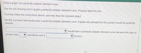 Solved Draw A Graph Of A Perfectly Inelastic Demand Curve