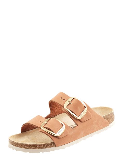 Birkenstock Sandalen Aus Nubukleder Modell Arizona Cognac Online Kaufen