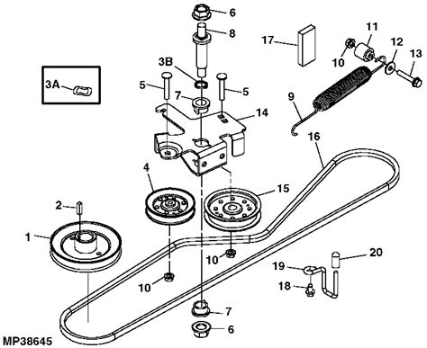 John Deere X500 Drive Belt Diagram