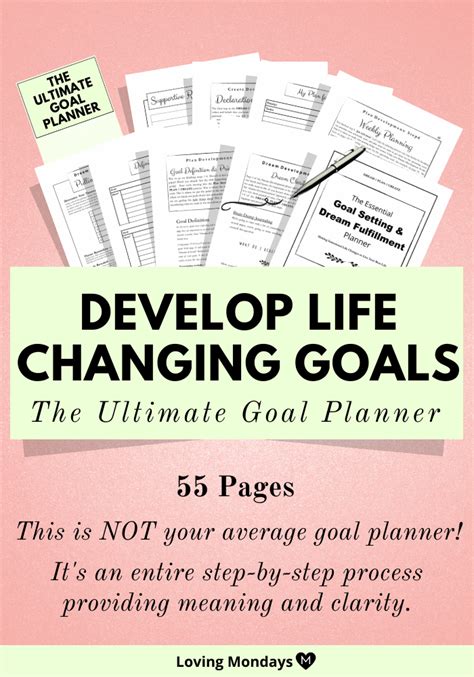 Develop Life Changing Goals with the Ultimate Goal Planner • Determined ...