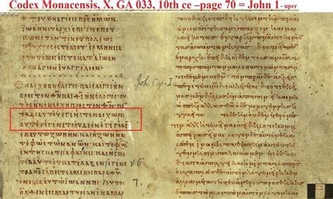 codex monacensis  ga   ce page  john