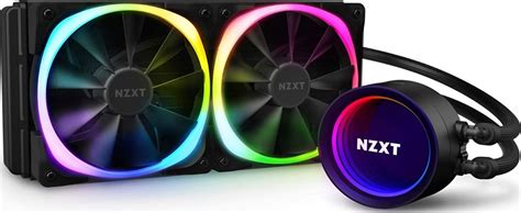 Nzxt Kraken X53 240mm Aio Rgb Cpu Liquid Cooler Rotating Infinity Mirror Design Improved Pump