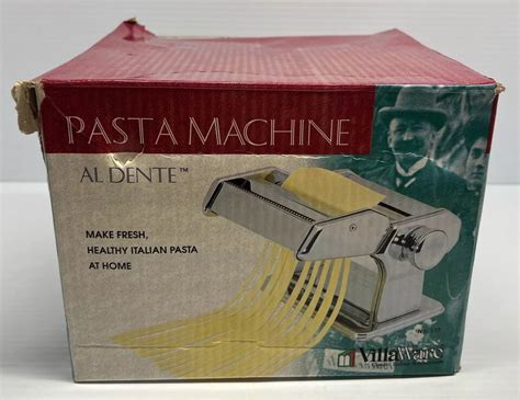 Villaware Al Dente Italian Pasta Machine No Complete In