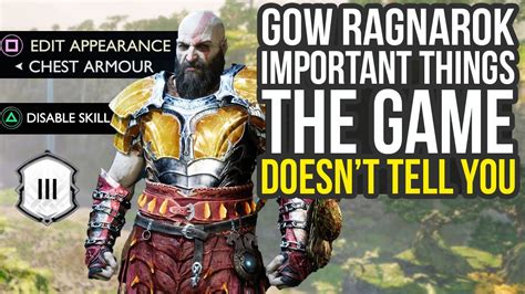 God Of War Ragnarok Tips And Tricks The Game Doesn T Tell You Gow