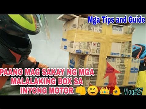 Paano Mag Karga Ng Box Sa Inyong Motor Tips And Guide Vlog Youtube