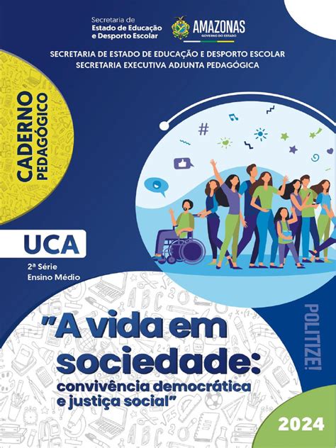 Caderno Pedagógico A Vida Em Sociedade Convivência Democrática E