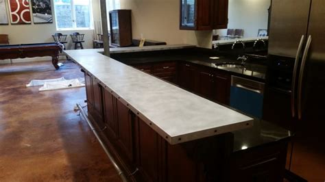 Custom Zinc Kitchen Countertops Zinc Bar Tops