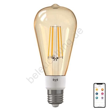 Yeelight Led Dimmbare Glühbirne Filament St64 E276w230v 2700k