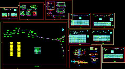 Distribucion De La Red De Agua Potable En Autocad Librería Cad