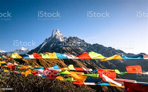 Mountain View Nepal Stock Photo Download Image Now Annapurna