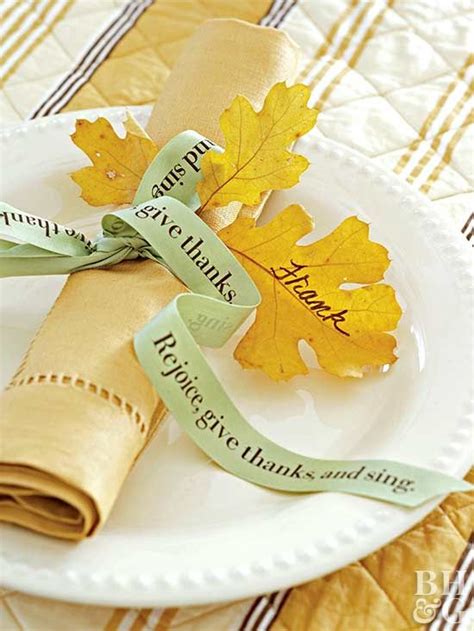 Decorate Your Holiday Dinner Table With Napkins And Napkin Rings That