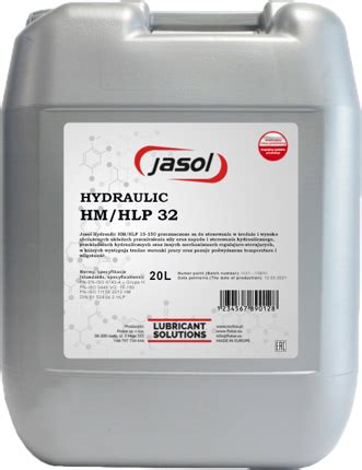 Olej Hydrauliczny Hydraulic Hm Hlp Opakowanie L Jasol Hm Hlp