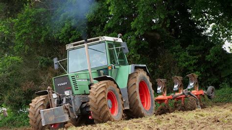 Ploughing 2021 FENDT 612 LSA Turbomatik SOUND Fendt 720 At WORK