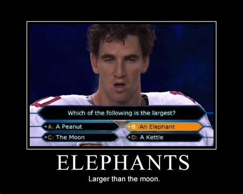 Eli Manning - Funny Face - Elephants Larger than Moon | Funny faces ...