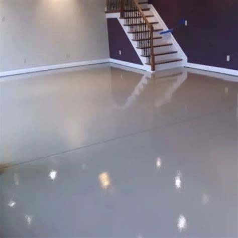 How To Repaint Your Basement Floor With Latex Epoxy Paint Shunshelter