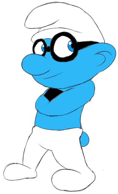 Brainy Smurf By Barontremaynecaple