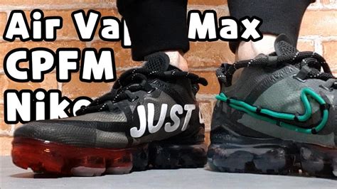 Nike X Cpfm Air Vapormax Unboxing Nike Cpfm Air Vapormax On Feet