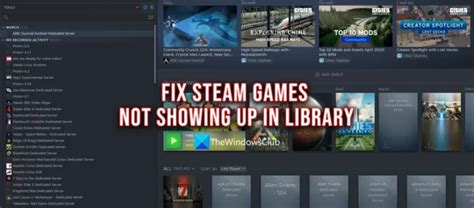 Behebung Eines Problems Bei Dem Steam Spiele Nicht In Der Bibliothek