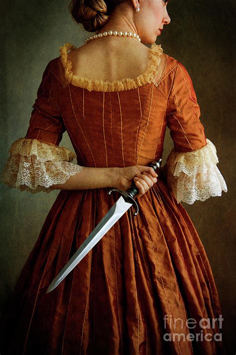 Georgian Woman Holding A Dagger Photograph By Lee Avison Pixels