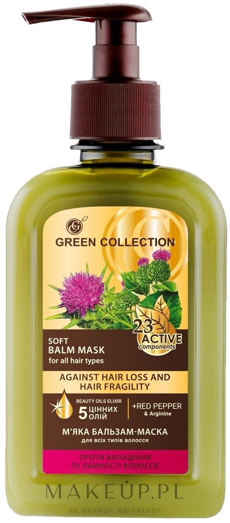 Green Collection Delikatny balsam maska do włosów Przeciw wypadaniu i