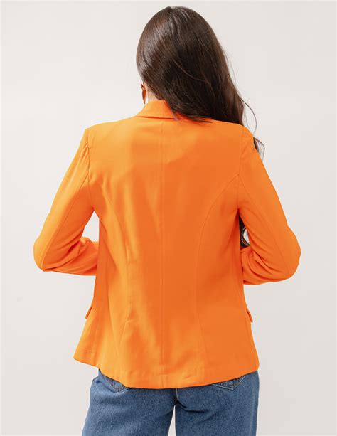 Blazer Alfaiataria Es Laranja Sangue Latino