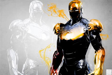 Обои marvel красный iron man железный человек фон comics на