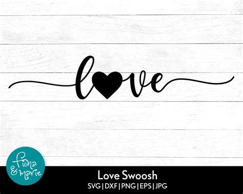 Cursive Love SVG