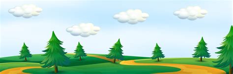 A beautiful nature panorama 432662 Vector Art at Vecteezy