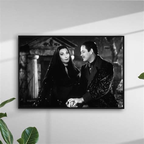 MORTICIA & GOMEZ ADDAMS Halloween Movie Poster - Etsy