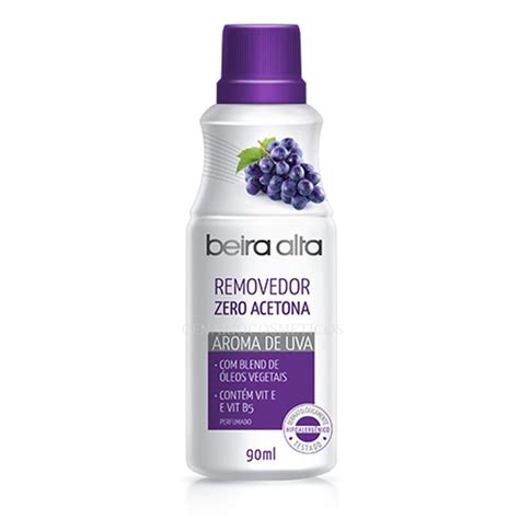 Removedor Esmalte Beira Alta Zero Acetona Aroma Uva Ml Shopee Brasil