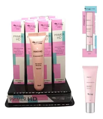 Box C 36 Unid Primer Hd Facial Max Love Atacado Revenda Parcelamento