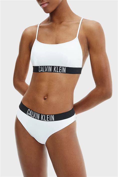 Calvin Klein Logolu Çıkarılabilir Dolgulu Bralet Bayan Bikini Üstü