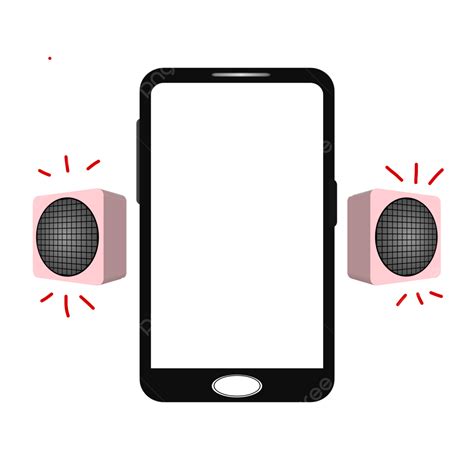 Mock Clipart Vector Black Phone Mock Up In Transparent Background