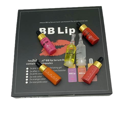 Korean Bb Lips Glow Ampoule Serum Starter Kit Lip Gloss Bb Cream