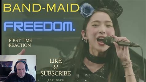 Band Maid Freedom Live First Time Reaction Youtube