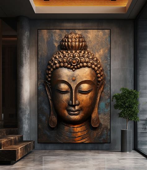 Buddha Wall Art Framed Poster Buddha Wall Art Buddha Etsy