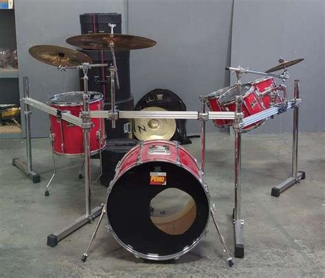 Pearl Export Series Drum Set With Pearl Icon Drum Rack, Cymbals, Enduro Drum Carrying/Storage ...