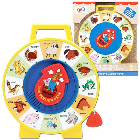 Fisher-Price See N Say The Farmer Says 1965 Original Animal Sounds Toy | ubicaciondepersonas ...