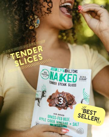 Amazon Brooklyn Naked Tender Slices Air Dried Grass Fed Beef Snack Stripped Down Clean
