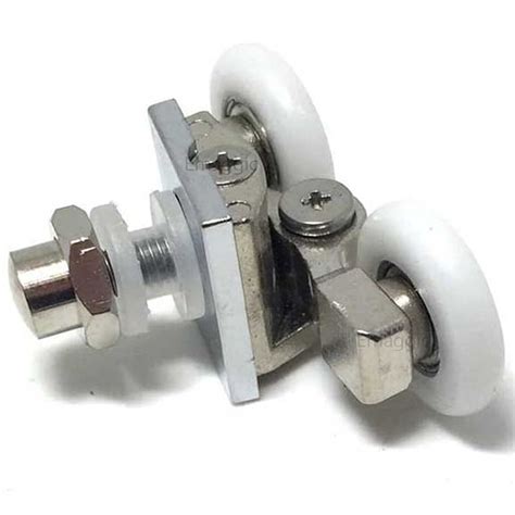 Zinc Alloy Shower Door Rollers Runners Wheels Twin Top Rollers Runners Ebay