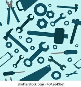 Sixteen Different Types Wrenches Stock Vector Royalty Free