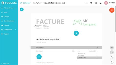 Logiciel De Facturation En Ligne Toolcie