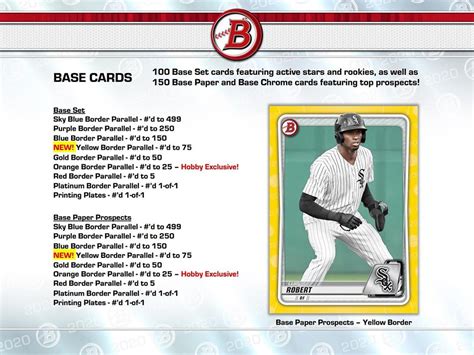 Bowman Baseball Hobby Box Breakaway Sports Cards