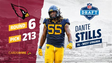 Cardinals Draft West Virginia Dt Dante Stills In Round