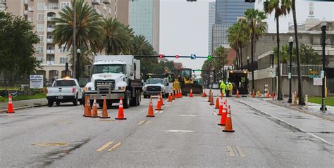 Downtown Jacksonville Construction Means Multiple Road Closures This